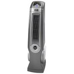 Lasko 4930 Oscillating High Velocity Tower Fan with Remote Control - Features Built-in Timer and Louvered Air Flow Control, grey