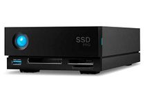 LaCie 1big Dock 2TB External Solid State Drive NVMe SSD Docking Station – Thunderbolt 3 USB 3.0 7200 RPM Enterprise Class Drives, for Mac and PC Desktop, Data Redundancy (STHW2000800)