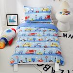 PINNKKU 4-Piece Toddler Bedding Set