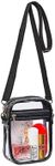 Clear Crossbody Bag, PVC Messenger 