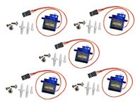 Wize 5 pack, Products SG90 Micro Servo Motor 9G RC Robot Helicopter Airplane Boat Controls, Blue