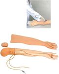 GD ANATOMICALS® Highly Realistic IV Arm Practice Mannequin Arm Injection Training Kit - Phlebotomy and Venipuncture Simulator with Vein Detector for Nursing Students' Hands-On Practice and Skill Development - Comprehensive Training Tool for Learning and Mastering Intravenous Procedures - Ideal for Nursing Schools, Medical Training Programs, and Healthcare Professional Education"