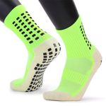 PROBEROS® Ankle Length Socks for Badminton Soccer Running Gym & Indoor Training Green