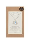 Joyfulle Lotus Flower with Opal Pendant Necklace with Inspirational Greeting Card - 100% Handcrafted