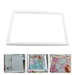 HEEPDD Embroidery Clip Frame, Plastic Square Frame Embroidery Hoop for Embroidery Quilting Needlepoint Cross Stitch Silk-Painting(43.1×27.9cm)