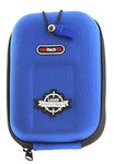 Navitech Blue EVA Rangefinder Hard Case/Cover With Carabiner Clip Compatible With The Bushnell 2017 Pro X2 / Golf Laser Rangefinder/Bushnell G-Force DX ARC 6 x 21mm Laser Rangefinder