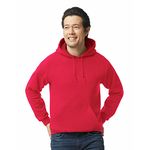 Gildan Adult Fleece Hooded Sweatshirt, Style G18500, Red, X-Large