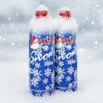 PREXTEX Winter Textured Snow Spray - Pack of Two 13 Oz Aerosol Bottles, Artificial Tree Flocked Christmas Tree Fake Snow Frosted Windows Holiday Winter Crafts Nieve Christmas Village Instant Snow