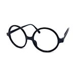 Adults Plastic Wizard Glasses with NO Lens [Black]