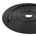 Prasacco Backer Rod for Gaps and Joints, 0.13Inch x 19.6FT/3.5mm x 6M Foam Black Rubber Seal Weather Strip Concrete Expansion Joint Filler Driveway Crack Filler for DIY Gasket Warehouse Pads Crafts