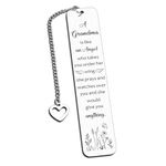 Grandma Mothers Day Gift Ideas Gigi Gifts for Grandma Birthday Christmas Valentines Day Bookmark Gifts for Women Mimi Nana Grammy Grandmother Grandparents Day First Time Grandma Gifts New Grandma Gift