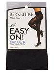 Berkshire Women's Plus-Size Easy On Shimmer Tight, Black, 5X-6X