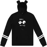 RGOSME Hoodie for Women Teen Girls Gifts for Teenage Girls Teen Outfits Sweatshirts (Black,M)