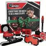 STICKY LIL FINGERS SuperSpies Secret Agent Spymaster Kit - Kids Spy Gear Spy Ninjas Toys Kids Spy Kit Spy Ninja Gadgets Spy Toys Spy Gadgets Spy Ninja Kit Kids Detective Kit Spy Kit for Kids 8-12