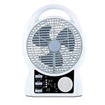 Drumstone ππ-ππππ« πππ«π«ππ§ππ² Professional 6V AC/DC Solar Rechargeable Table Fan with LED Light, FM Radio, and Emergency LED Backup β Cooling Solution Best Gift for Home and Outdoor Use