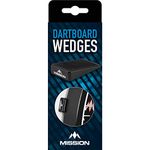 Mission Darts Dartboard Wedges | Pack of 8 | Tightens Your Dart Board To The Wall (BX001)