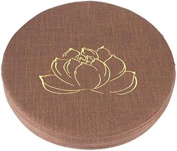 Outdoor Round Floor Cushions for Sitting, Meditation, Yoga, Living Room, Sofa, Balcony (Coffee)