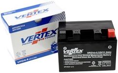 Vertex VP14-4 Sealed AGM Motorcycle/Powersport Battery, 12V, 12Ah, CCA (-18) 200, Replaces: CTX14-BS, YTX14-BS Perfect battery for Motorcycle, ATV's, Personal Watercraft and Snowmobiles