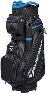 TaylorMade TM23 Premium Cart Golf Bag | Black/Blue | 14-Way Divider