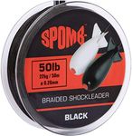 FOX Spomb Braided leader 22kg / 50lb Black Ultra Smooth Neutral Bouyancy