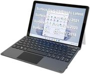 Arteck Microsoft Surface Go Type Cover, Ultra-Slim Portable Bluetooth Wireless Keyboard with Touchpad for Latest Surface Go 4, 3 (2021), 2 (2020) and Built-in Rechargeable Battery