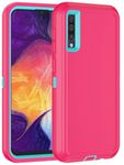 Aimoll-88 Galaxy A50 Case,Full-Body Shockproof Tri-Layer Heavy Duty Cover with Screen Protector for Samsung Galaxy A50 (Pink)