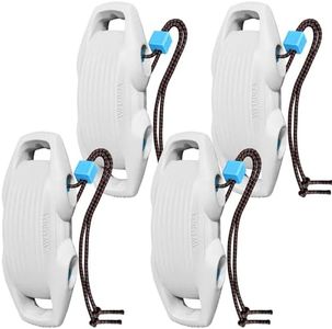 AWEMUFA 22'' Boat Bumpers for Docking, EVA Boat Fenders 4 Pack Boat Bumpers Fenders, Boat Buoys Bumpers Fit for Pontoon, Bass, Deck and Jon Boat