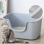 Smart Paws Cat Litter Box with High