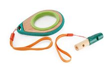 Magnifying Glass, Sustainable Bamboo And Plant-Plastic Detective Playset, Hape Nature Detective Set, Nature Exploration Toys for Outdoor Games. 3 years +