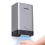 AIKE ADA Compliant Hand Dryer Surface Mount Hard Wired Design, 110V Silver Model AK2822