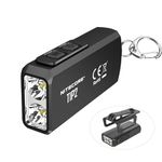 Nitecore TIP 2 x 720 Lumen LED Mini Magnetic Torch Torch USB Rechargeable Key Ring Waterproof IP67