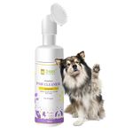 Yuppy Puppy Pet Paw Cleaner For Dog Cat Waterless Foot Scrubber Cleaning Foam With Silicone Washer Brush (150 Ml, Lavender)