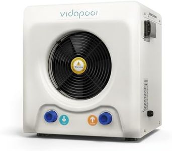 Vidapool 16,000 BTU Swimming Pool Heat Pump Electric Pool Heater for Above Ground Pools Up to 6,000 Gallons,Heating and Cooling Pool Heater 120V
