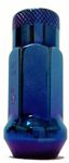 Muteki 32902UN SR48 Series Burned Blue 12mm x 1.5" Thread Size Open End Locking Lug Nut Set