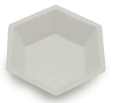 Heathrow Scientific HD14251B Polystyrene Medium Hexagonal Weighing Boat, 64mm Length X 51mm Width X 19mm Depth, White/Antistatic (Pack of 500)