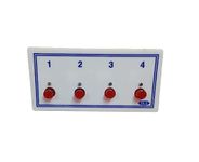 Dehmy staff calling system/nurse calling device with 4 bell indicator for hotels, hospitals, offices etc.