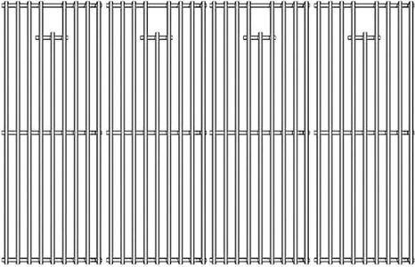 MIYUPTC 19.25 Inch Stainless Steel Cooking Grid Grates Replacement for Jenn-Air 720-0336, 720-0163 Nexgrill Nexgrill 720-0163,720-0511, 720-0430, 720-0433, 4 Pack