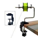 FISSPHORT Fishing Line Spooler Silver Reel Winder Spool Tackle Winder spooling Station Winding System Ultimate Line with U Clamp (C-with U Clamp)