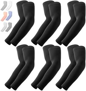 OutdoorEssentials UV Sun Protection Arm Sleeves - Cooling Compression Arm Sleeve - Sports & UV Arm Sleeves for Men & Women