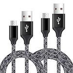 Short Micro USB Cable 2-Pack, 1.6+3