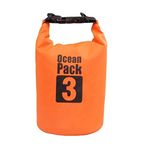 keskriva Newest Beach Bags Swimming Necessity PVC Waterproof Dry Bag 2-20L Capacity Ocean Pack Sack Canoe Floating Boating Camping - 3 Liter (Multicolor)