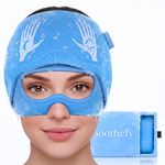 Soothefy Migraine Relief Cap with Slide-Up Eye Mask - Patent Pending - Headache Relief Hat for Hangover, Stress, Tension - Buttery Soft, Made for Bad Days