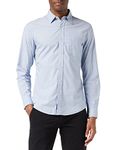 Dockers Mens Original Slim Shirt, End On End Delft, M UK