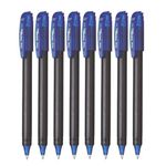 Pentel EnerGel 0.7mm Roller Gel Pen | Quick Dry Ink For Smudge-Free Writing | Lightweight Gel Pen For Smooth Writing Experience | Blue Ink, Pack of 8 Pens (BL417)