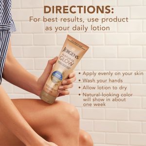 Jergens Natural Glow Firming Body Moisturizer, Medium to Tan, 7.5oz