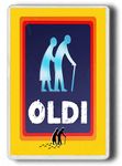 Oldi Funny Fridge Magnet | Funny Novelty Gift | Keepsake | Funny Best friend | Bestie | Oldi Gift