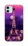 Najal Cases� Lovers Famous Place Eiffel Tower in Paris Printed Designer Hard Back Case for Apple iPhone 11 (6.1"), A2221, A2111 Back Cover -(D4) RSM1010