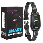 Introducing the Pitayaworld Rechargeable Anti Bark Collar: A Smart, Waterproof Dog Training Device with LCD Display, Vibrating and Beep Alerts, and Adjustable Sensitivity.