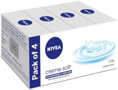 Nivea Creme Soft Soap, For Hands And Body,125g (Pack of 4)