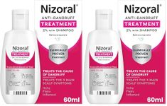 Nizoral Anti-Dandruff Shampoo 60Ml (Pack of 2)